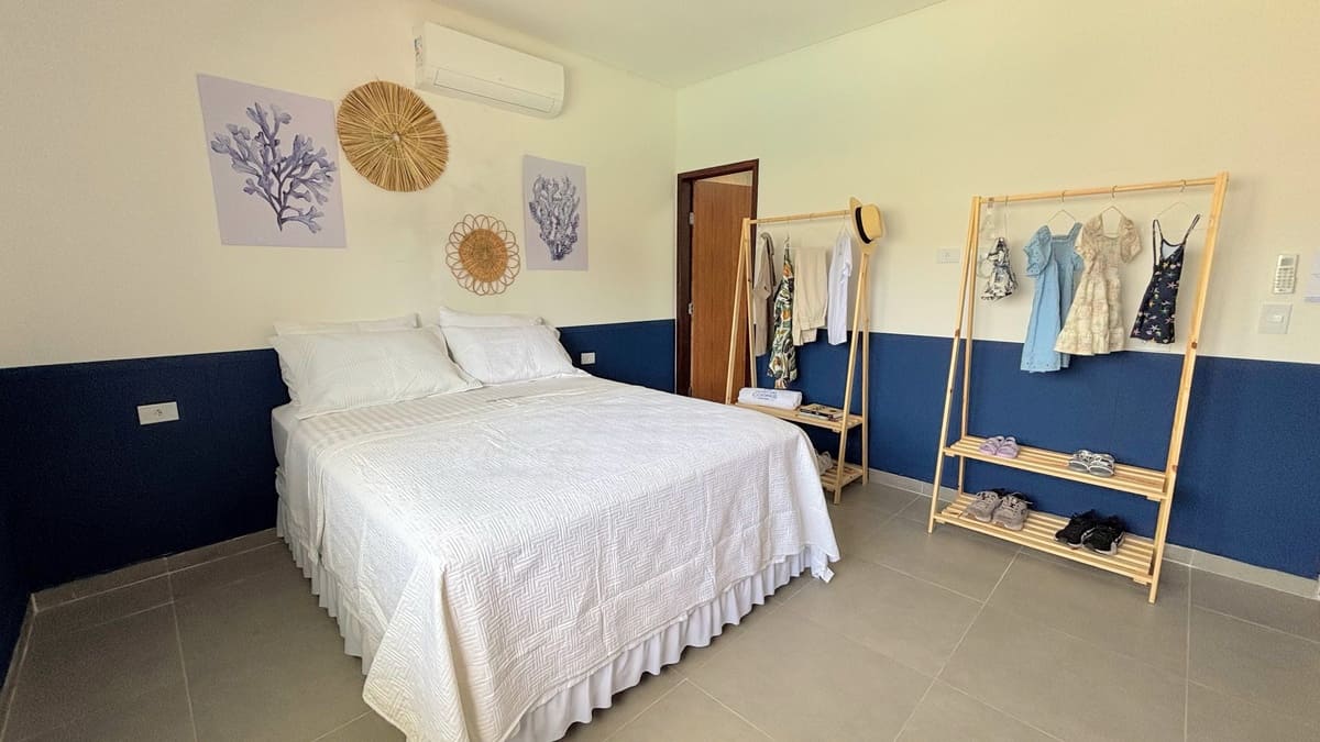 Suíte privativa quarto de casal - Aluguel casa Maragogi